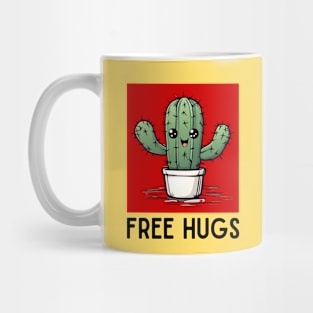 Free Hugs | Cactus Pun Mug